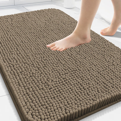 Arotive Bathroom Rugs 24x16, Soft Absorbent Shaggy Chenille Bath Rugs