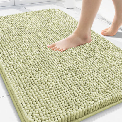 Arotive Bathroom Rugs 24x16, Soft Absorbent Shaggy Chenille Bath Rugs