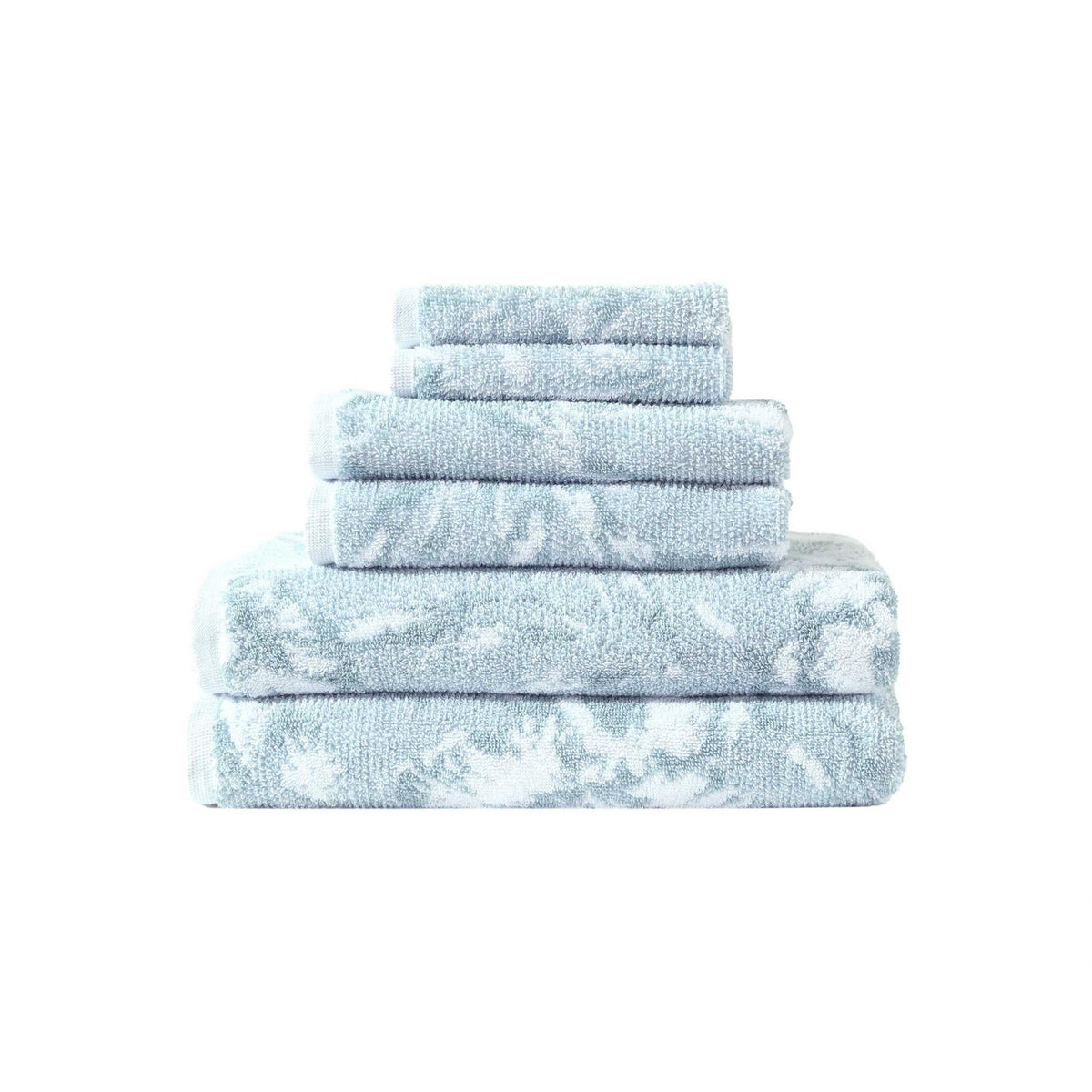 Tommy Bahama - 6-Piece Cotton Bath Towel Set, Soft & Absorbent Towels