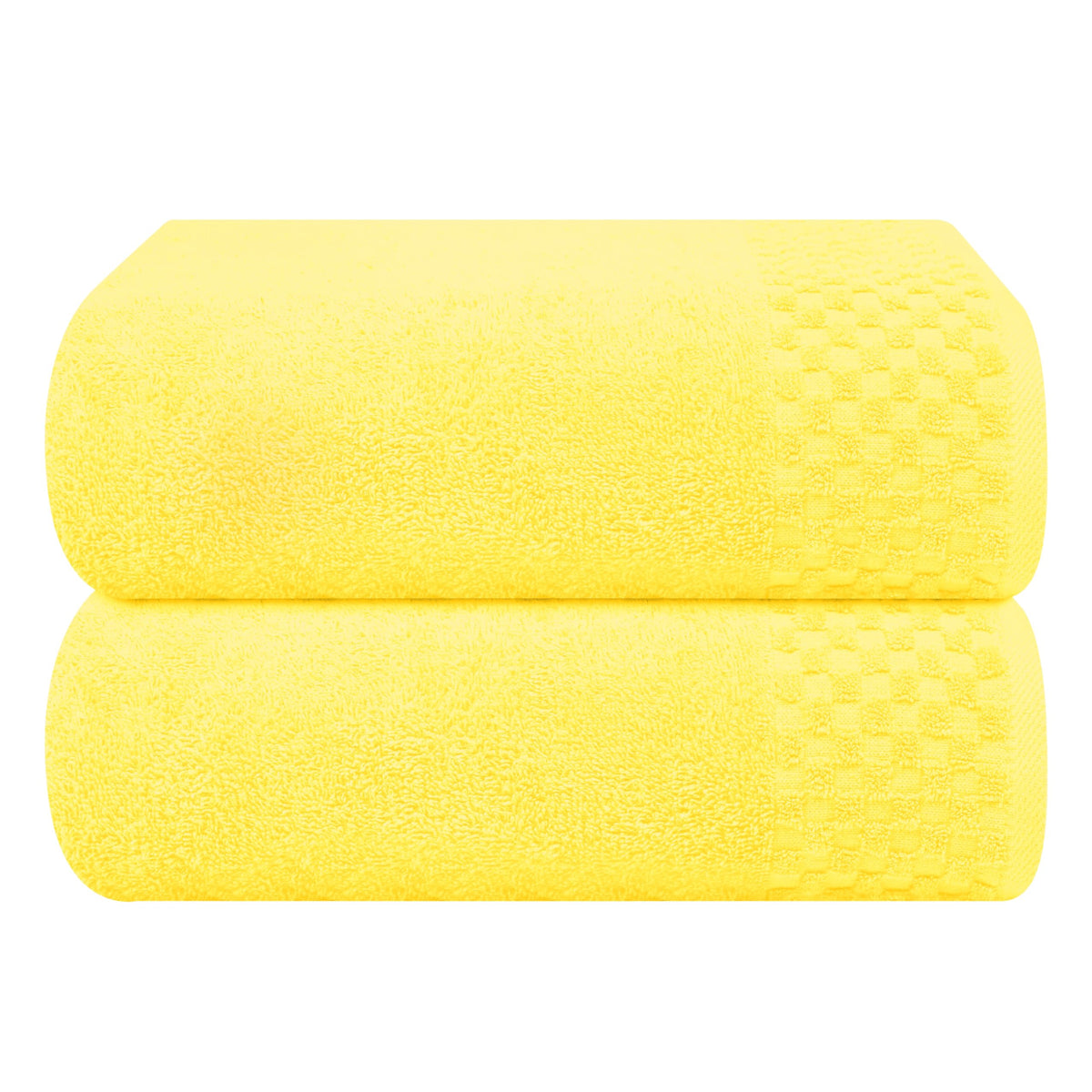 MyOwn Premium Cotton 6 Pack Towel Set for Bathroom, Contains 2 Bath Towels 28x55 inch, 2 Hand Towels 16x24 inch & 2 Wash Coths 12x12 inch, Ideal Everyday use, Compact & Lightweight - Black