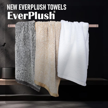 Everplush Diamond Jacquard 6 Pieces Bath Towel Set, Luxury Super Soft Oversized Towels, Highly Absorbent Diamond Jacquard Quick Dry Bath Towel for Bathroom Navy Blue Towel Set