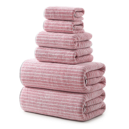 REDKISS 6-Piece Microfiber Bath Towel Set, Ultra Soft, Highly Absorbent & Quick Dry, 35x70 Inch Oversized, Gray Towels for Bathroom, Spa, Gym, 2 Bath 2 Hand 2 Washcloths