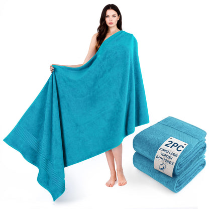 Cotton Paradise 100% Cotton Turkish Towel Set, Soft Absorbent Quick Dry, 6 Piece Towel Set, Beige
