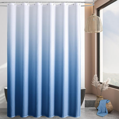 Sage Green Luxury Heavyweight Textured Fabric Shower Curtain Hotel,72x72