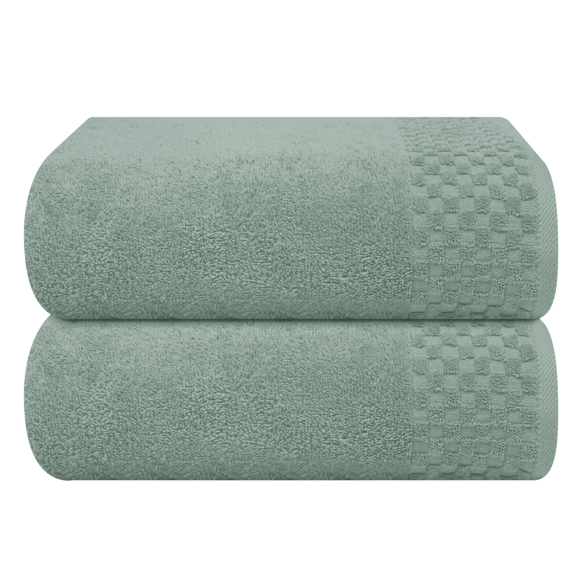 MyOwn Premium Cotton 6 Pack Towel Set for Bathroom, Contains 2 Bath Towels 28x55 inch, 2 Hand Towels 16x24 inch & 2 Wash Coths 12x12 inch, Ideal Everyday use, Compact & Lightweight - Black