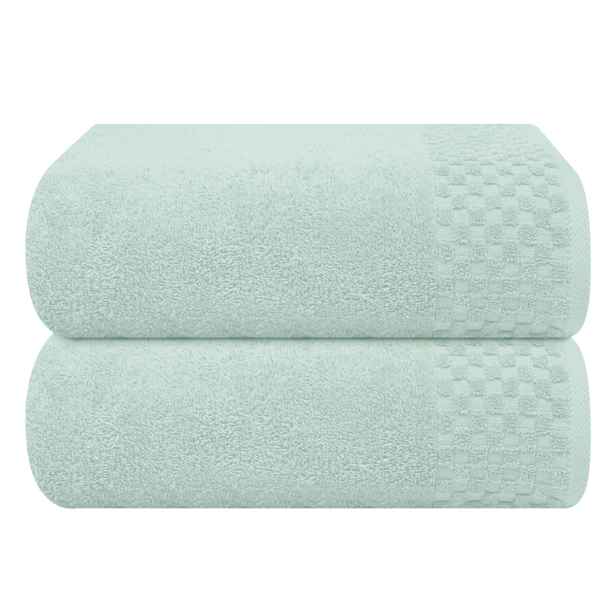 MyOwn Premium Cotton 6 Pack Towel Set for Bathroom, Contains 2 Bath Towels 28x55 inch, 2 Hand Towels 16x24 inch & 2 Wash Coths 12x12 inch, Ideal Everyday use, Compact & Lightweight - Black