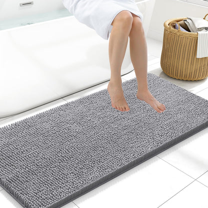 Arotive Bathroom Rugs 24x16, Soft Absorbent Shaggy Chenille Bath Rugs