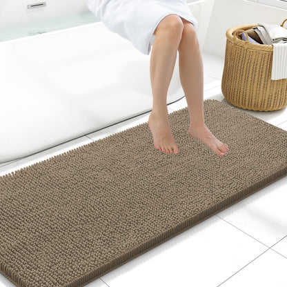 Arotive Bathroom Rugs 24x16, Soft Absorbent Shaggy Chenille Bath Rugs