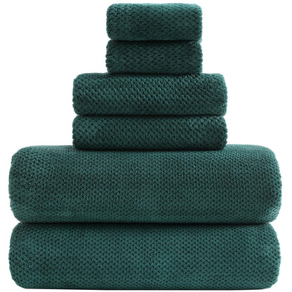 YTYC 29x59 Bath Towels Set,Towels for Bathroom,Olive Green,6-Pieces