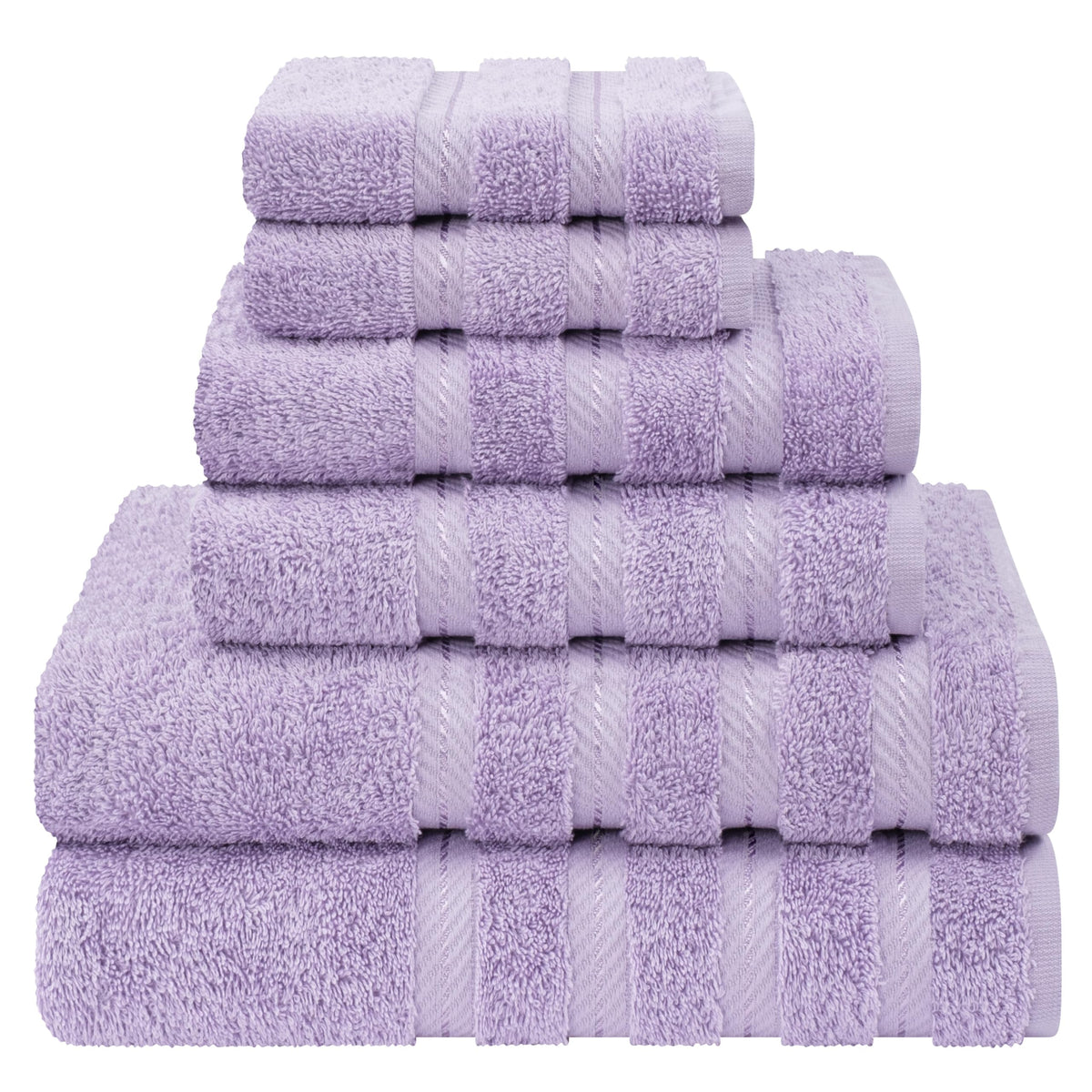 American Soft Linen 100% Cotton Luxury Turkish Towels, 6 Piece Towel Set
