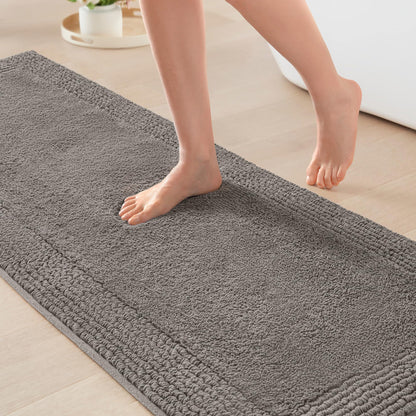 Madison Park Splendor Reversible 100% Cotton Bath Rug, 21 x 34, White