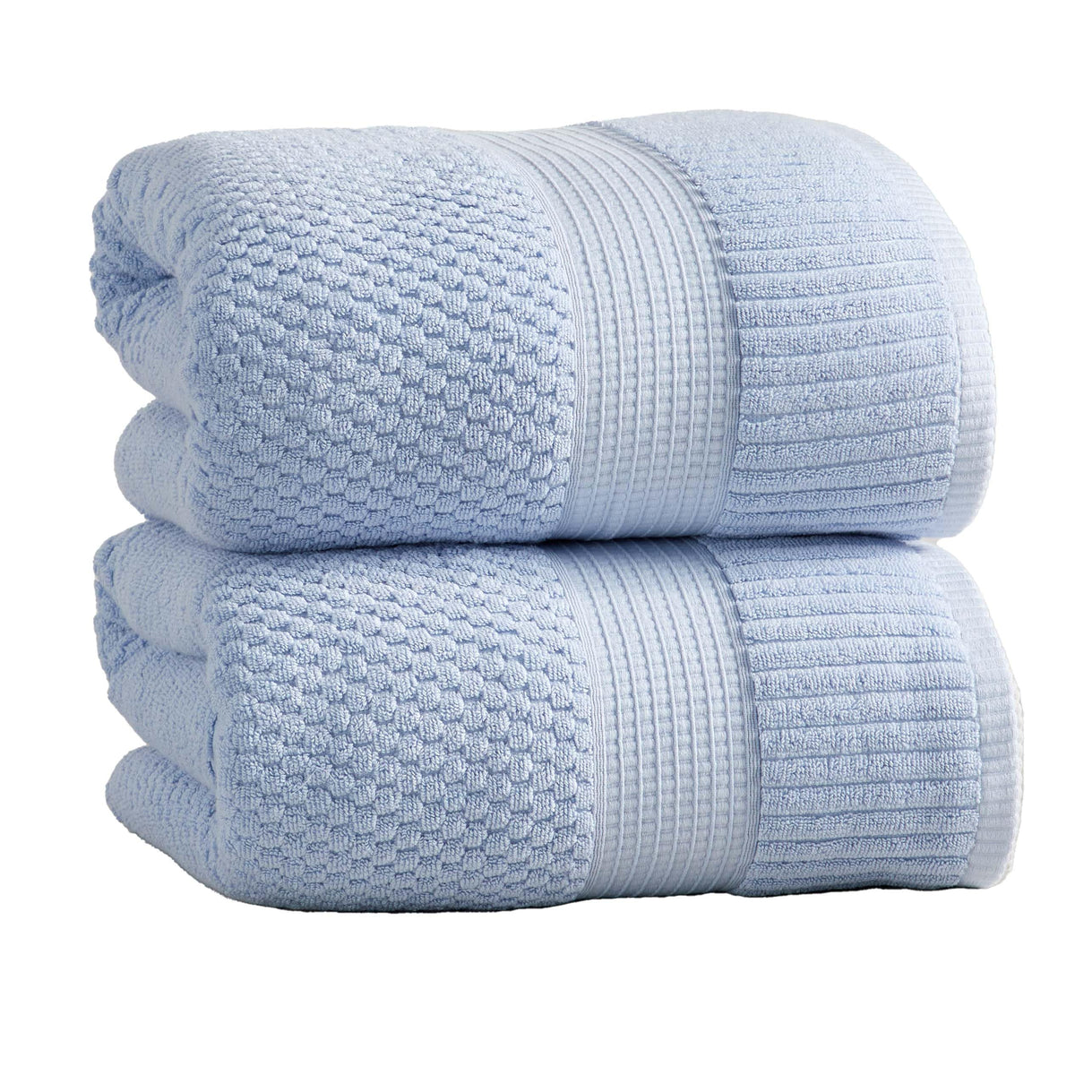 NY Loft 100% Cotton 4-Pack Bath Towel Set | White | Oeko-TEX | Quick-Dry