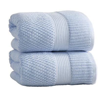 NY Loft 100% Cotton 4-Pack Bath Towel Set | White | Oeko-TEX | Quick-Dry