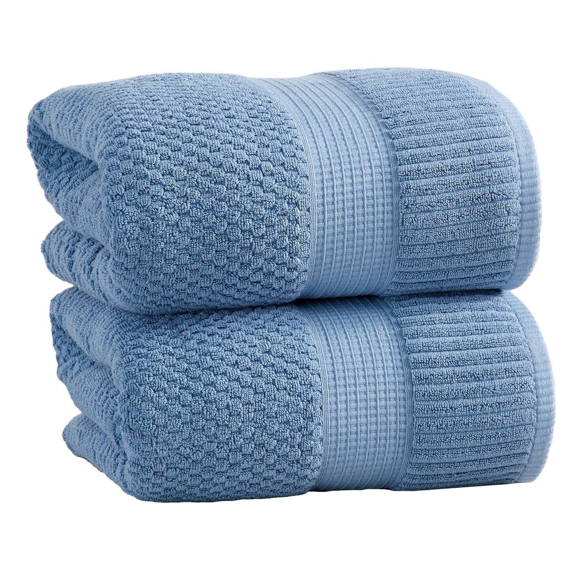 NY Loft 100% Cotton 4-Pack Bath Towel Set | White | Oeko-TEX | Quick-Dry