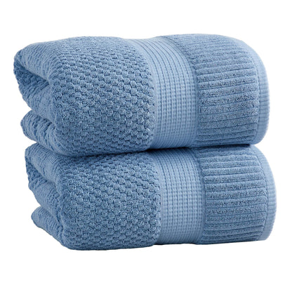 NY Loft 100% Cotton 4-Pack Bath Towel Set | White | Oeko-TEX | Quick-Dry