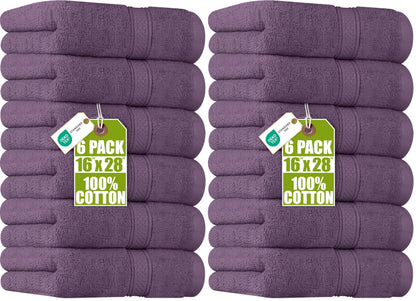 Utopia Towels 6 Pack Premium Hand Towels, 16x28 in, 600 GSM Cotton, Navy