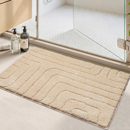 Oval Bathroom Rugs Non Slip Absorbent Ultra Luxury Fluffy