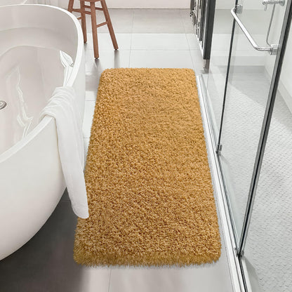 Pink Bathroom Rugs Non Slip 30"x20",Absorbent Bath Mat Quick Dry