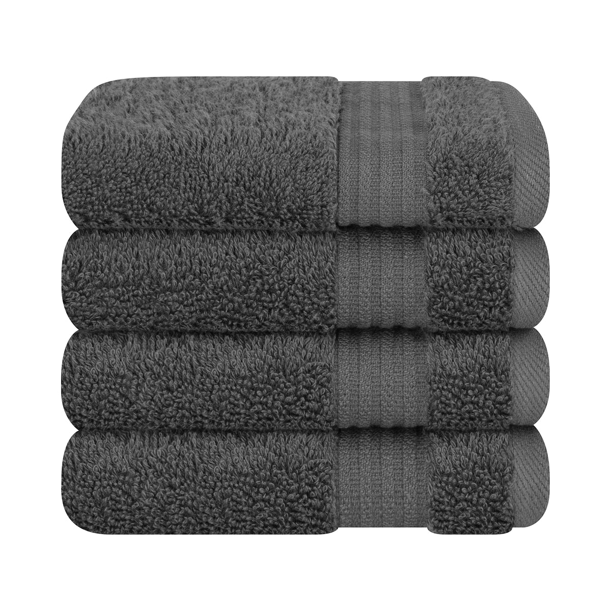 Cotton Paradise 100% Cotton Turkish Towel Set, Soft Absorbent Quick Dry, 6 Piece Towel Set, Beige