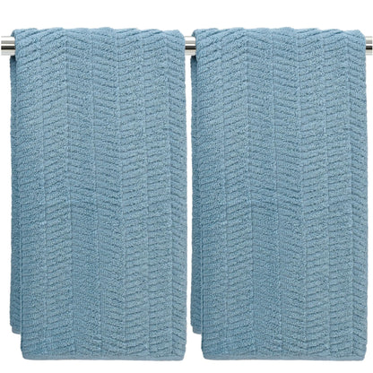 Fall Hand Towels Set of 2 - Bathroom & Kitchen Towels, Jacquard(Terracotta)
