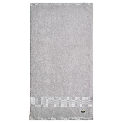 Lacoste Heritage 100% Supima Cotton Bath Towel 30" x 54", White