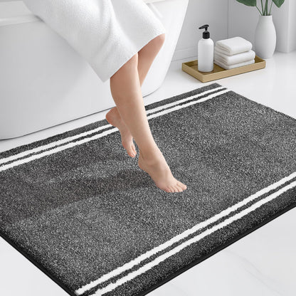 PURRUGS Bathroom Runner Rug, Bath Mat, 24" x 60", Beige