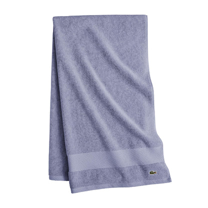 Lacoste Heritage 100% Supima Cotton Bath Towel 30" x 54", White