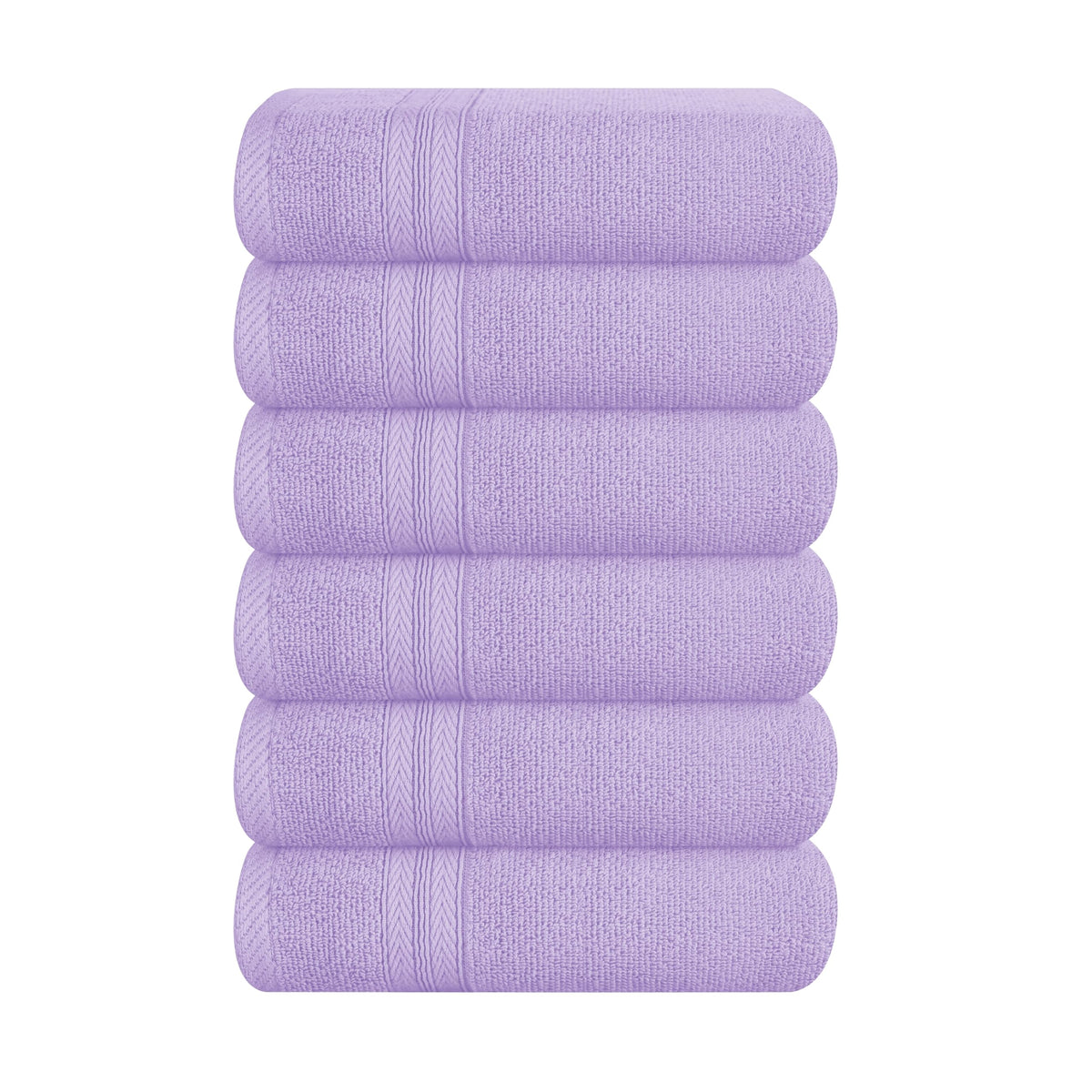 BOUTIQUO Navy Blue Towel Set - 8 Piece Bathroom Towel Set - 100% Ring Spun Cotton, 2 Bath Towel 27x54, 2 Hand Towel 16x28, 4 Washcloth 13x13 - Ultra Soft Highly Absorbent