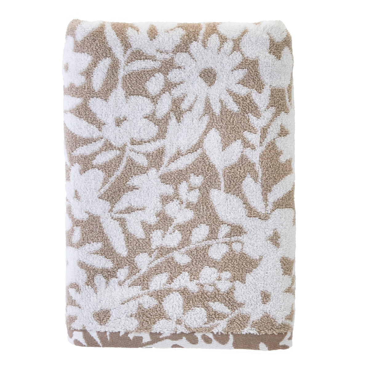SKL Home Distressed Leaves Hand Towel Set-2pc, Turkish Cotton, Denim Blue