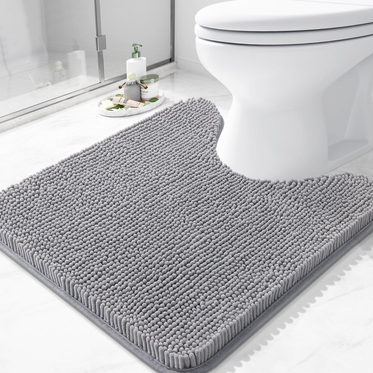 Arotive Bathroom Rugs 24x16, Soft Absorbent Shaggy Chenille Bath Rugs
