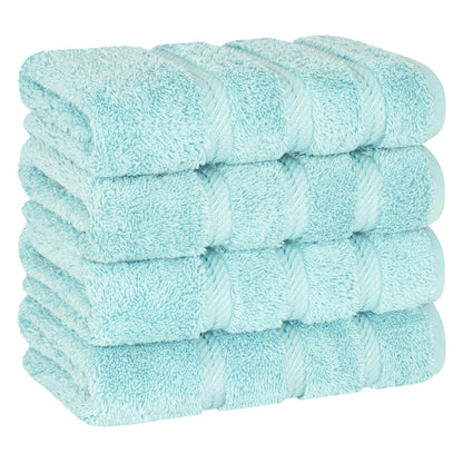 American Soft Linen 100% Cotton Luxury Turkish Towels, 4 PC Bath Towel Set
