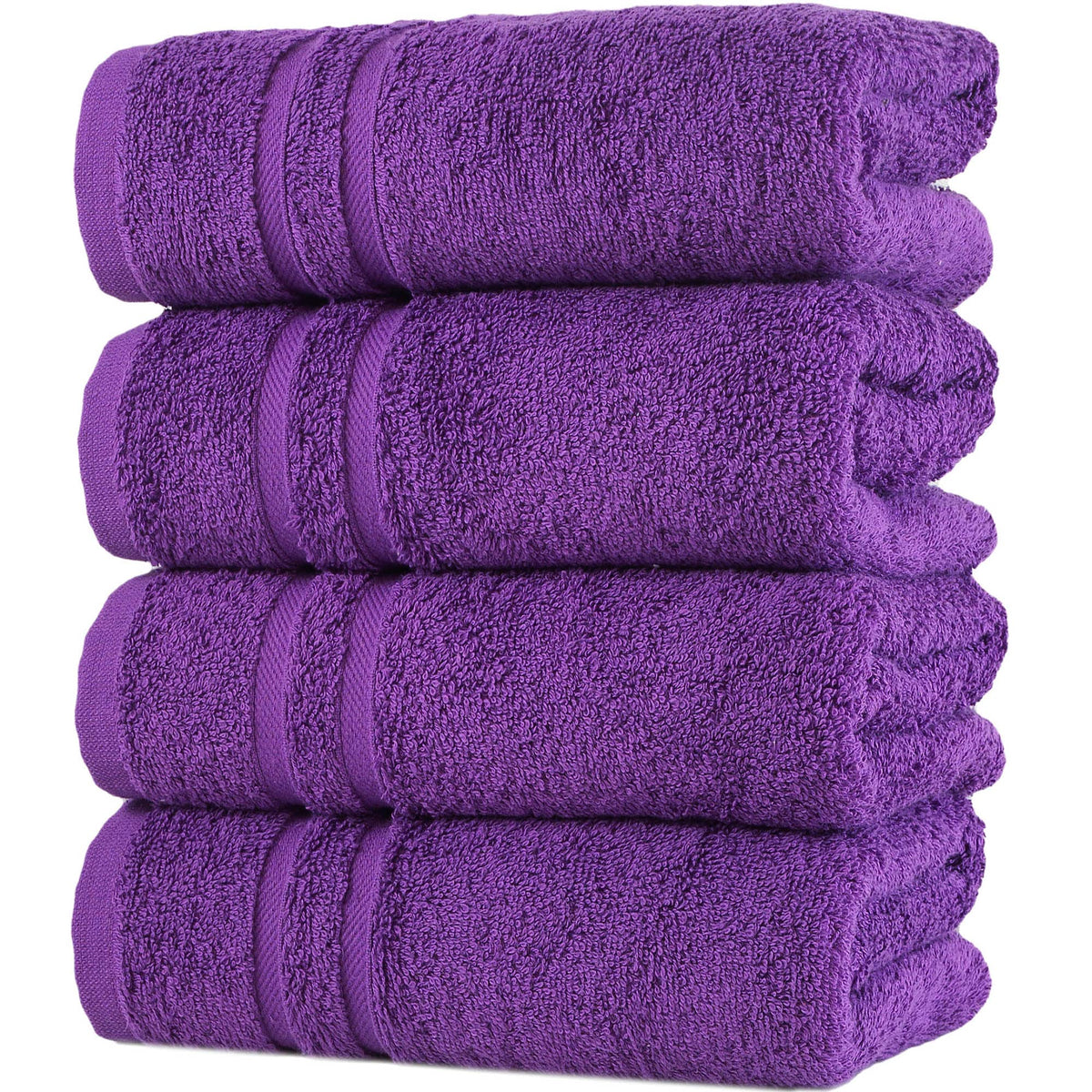 Hawmam Linen Cream 6 Piece Bath Towels Set for Bathroom Original Turkish Cotton Soft, Absorbent and Premium 2 Bath Towels, 2 Hand Towels, 2 Washcloths (Sea Salt)