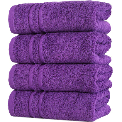 Hawmam Linen Cream 6 Piece Bath Towels Set for Bathroom Original Turkish Cotton Soft, Absorbent and Premium 2 Bath Towels, 2 Hand Towels, 2 Washcloths (Sea Salt)