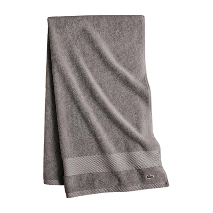 Lacoste Heritage 100% Supima Cotton Bath Towel 30" x 54", White