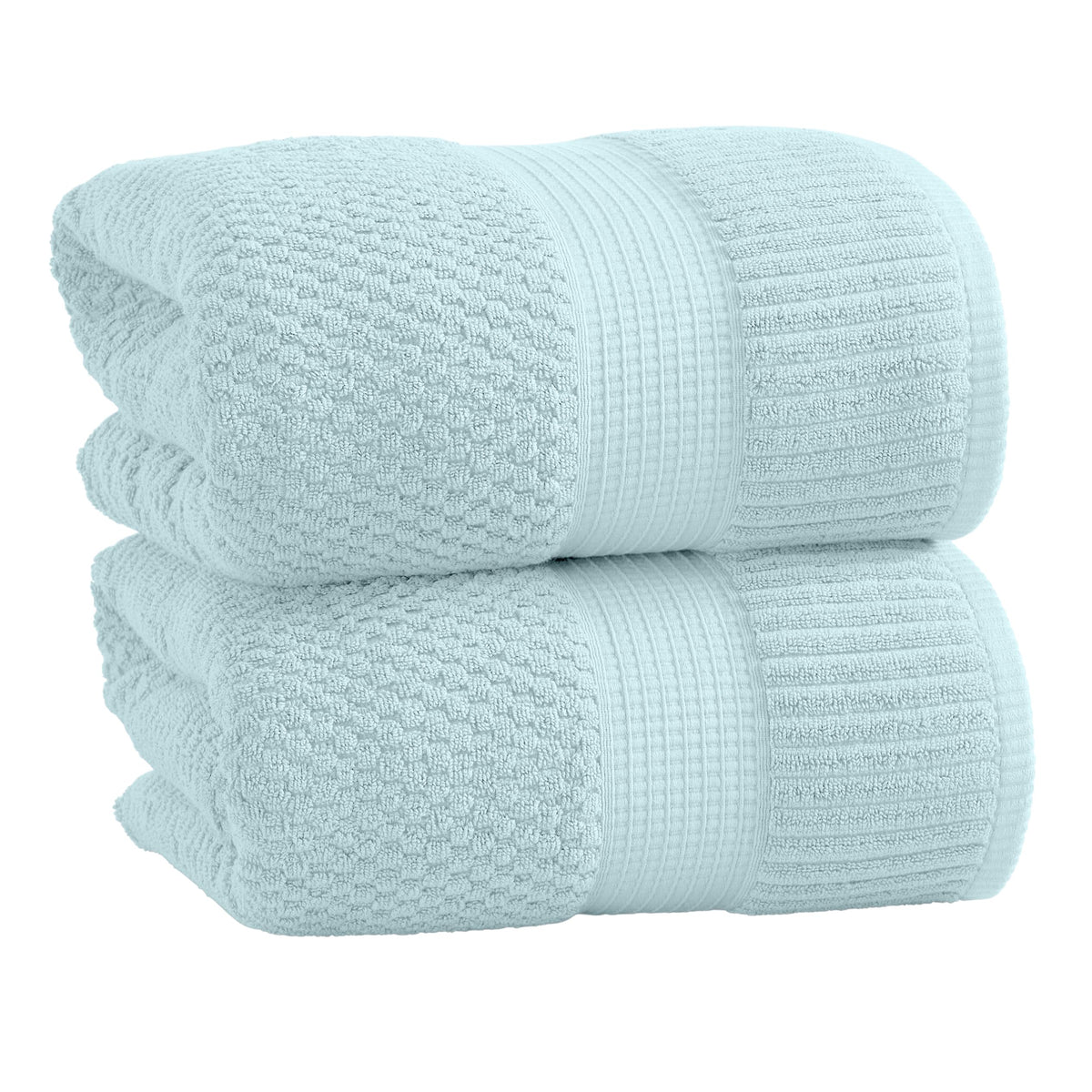 NY Loft 100% Cotton 4-Pack Bath Towel Set | White | Oeko-TEX | Quick-Dry