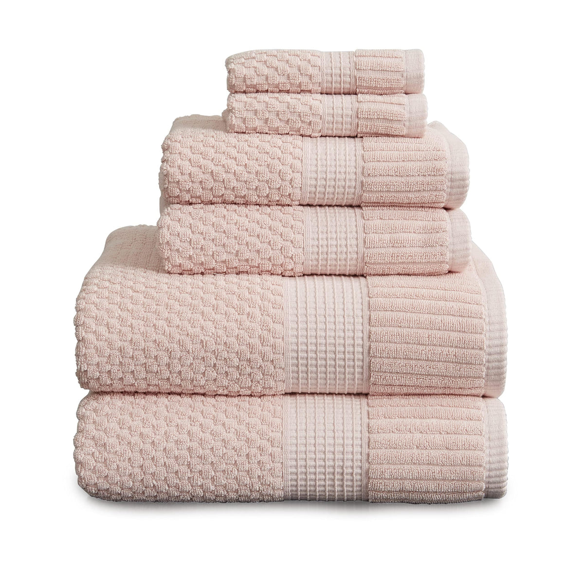 NY Loft 100% Cotton 4-Pack Bath Towel Set | White | Oeko-TEX | Quick-Dry