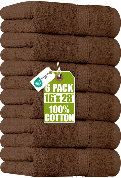 Utopia Towels 6 Pack Premium Hand Towels, 16x28 in, 600 GSM Cotton, Navy
