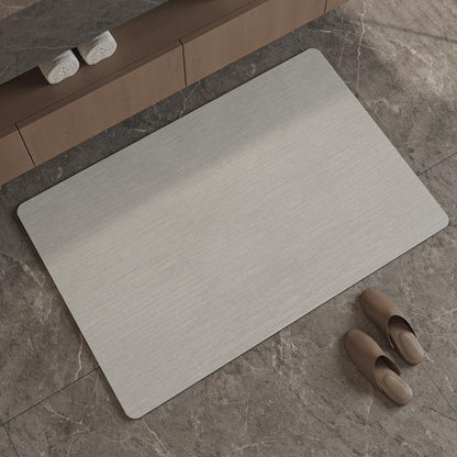 Mecko Bath Mat 16"x24",Ultra Thin Bathroom Rug fit Under Door Light Blue