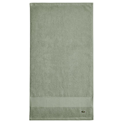 Lacoste Heritage 100% Supima Cotton Bath Towel 30" x 54", White