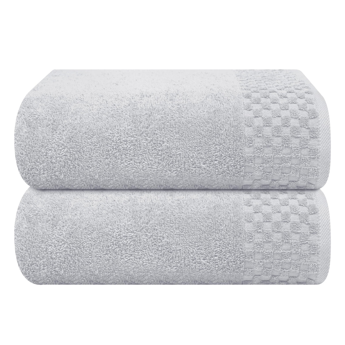 MyOwn Premium Cotton 6 Pack Towel Set for Bathroom, Contains 2 Bath Towels 28x55 inch, 2 Hand Towels 16x24 inch & 2 Wash Coths 12x12 inch, Ideal Everyday use, Compact & Lightweight - Black