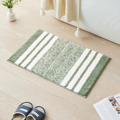 CozeCube Navy Blue Bath Mat 24"x16" Non Slip Washable Rug