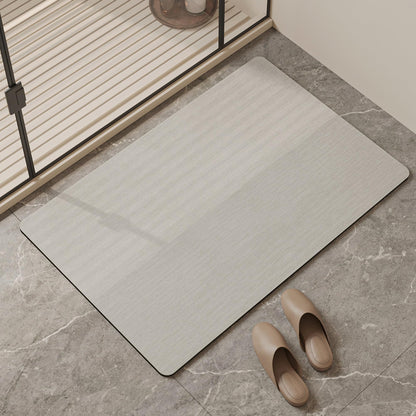 Mecko Bath Mat 16"x24",Ultra Thin Bathroom Rug fit Under Door Light Blue