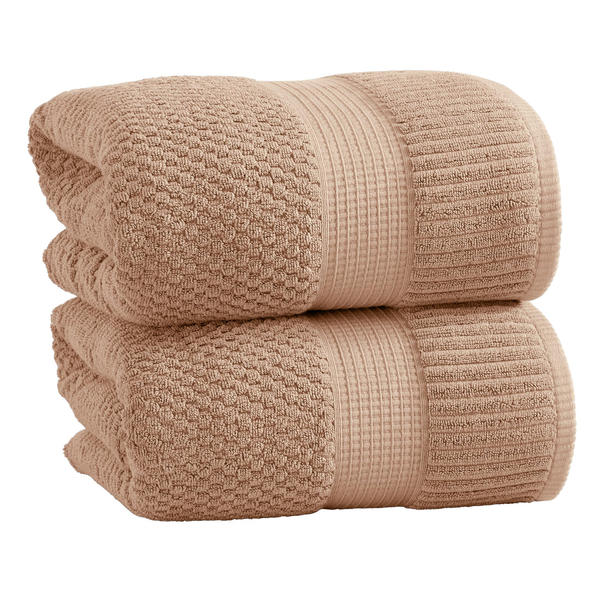 NY Loft 100% Cotton 4-Pack Bath Towel Set | White | Oeko-TEX | Quick-Dry
