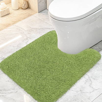 Pink Bathroom Rugs Non Slip 30"x20",Absorbent Bath Mat Quick Dry