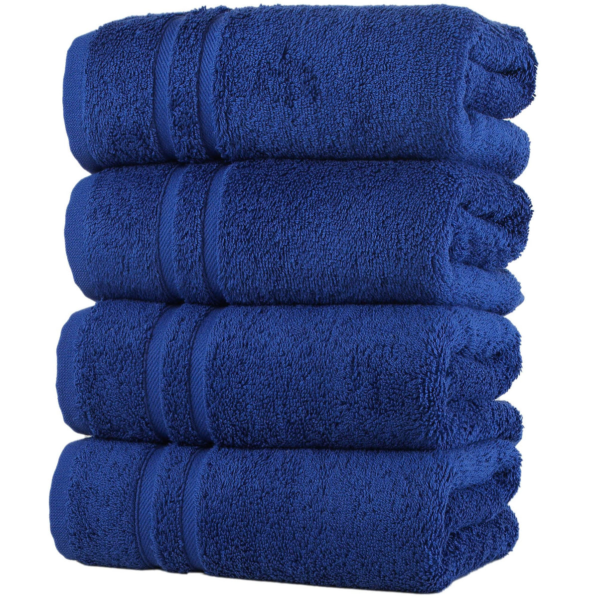 Hawmam Linen Cream 6 Piece Bath Towels Set for Bathroom Original Turkish Cotton Soft, Absorbent and Premium 2 Bath Towels, 2 Hand Towels, 2 Washcloths (Sea Salt)