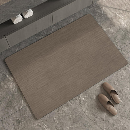 Mecko Bath Mat 16"x24",Ultra Thin Bathroom Rug fit Under Door Light Blue