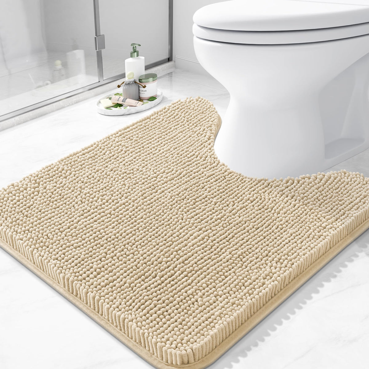 Arotive Bathroom Rugs 24x16, Soft Absorbent Shaggy Chenille Bath Rugs