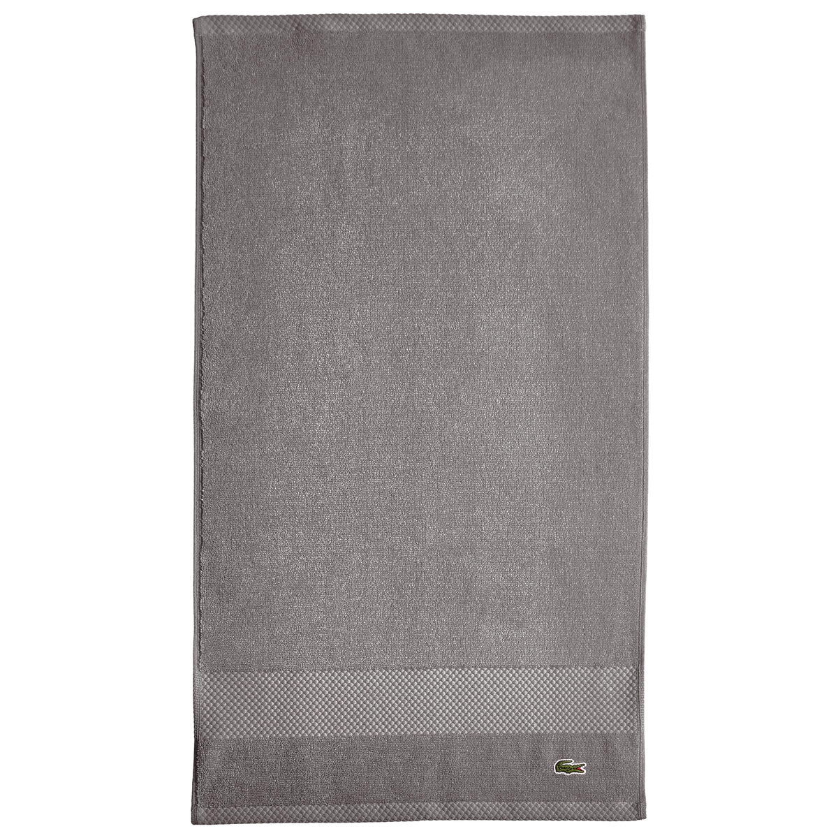 Lacoste Heritage 100% Supima Cotton Bath Towel 30" x 54", White