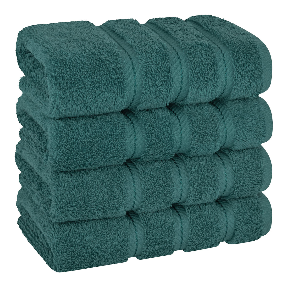 American Soft Linen 100% Cotton Luxury Turkish Towels, 4 PC Bath Towel Set