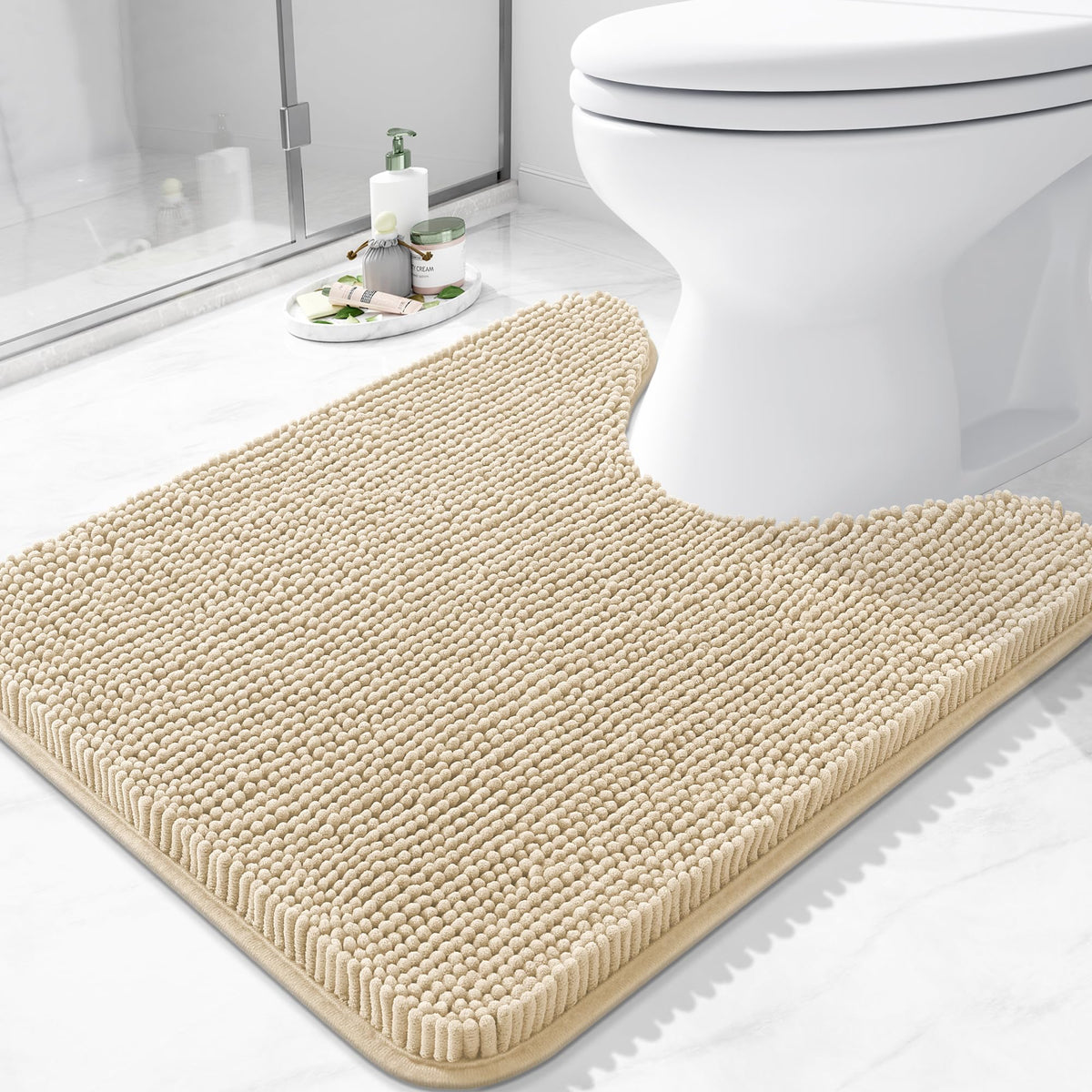 Arotive Bathroom Rugs 24x16, Soft Absorbent Shaggy Chenille Bath Rugs